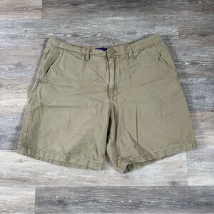 Simply Styled by Sears Men's Light Khaki Casual Bermuda 100% Cotton Shorts Sz 40